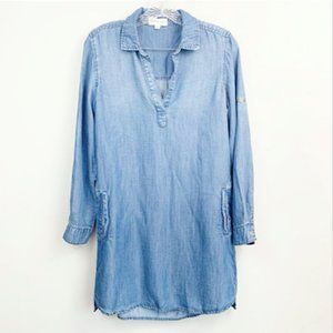 Cloth & Stone Denim Shirt Dress Size XS